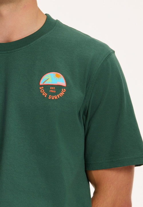 Tshirt Soul Surfing - Groen