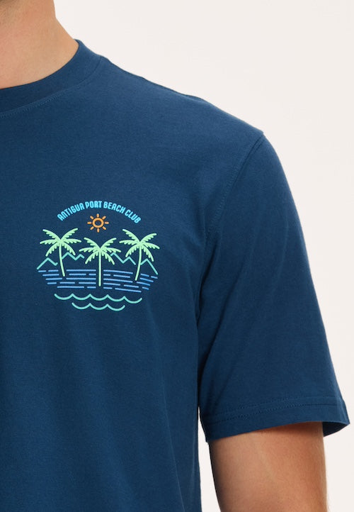 Tshirt Antigua Port - Navy
